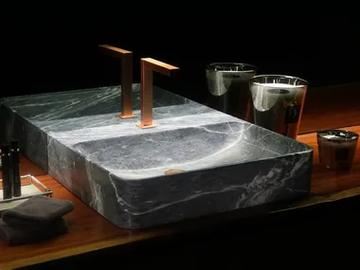 CATA - Countertop Gris Douro marble washbasin by Maami Home - view 2